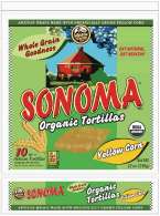 La Tortilla Factory Sonoma Organic Tortillas, Yellow Corn